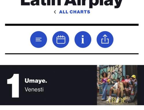 Venesti His #1 on Billboard Latin and Rhythm Airplay Charts