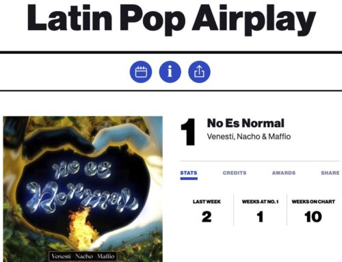 Venesti His #1 on Billboard Latin Pop Airplay